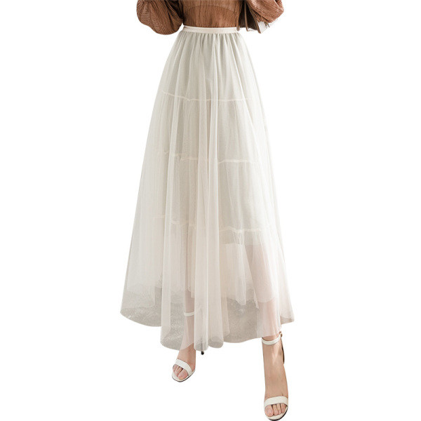 Aktuālie sieviešu svārki ar augstu vidukli un tillu