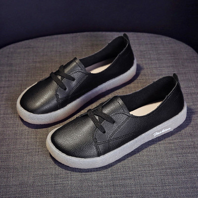 Ανδρικάανοιξιάτικα παπούτσια με επίπεδη σόλα από οικολογικό δέρμα