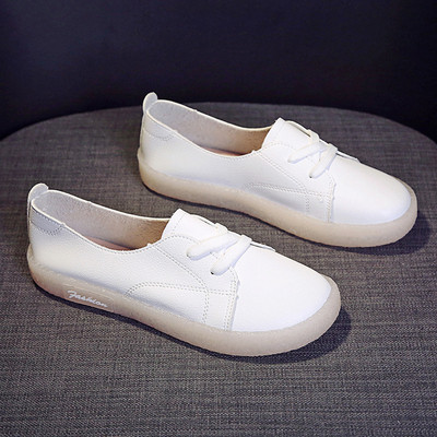 Ανδρικάανοιξιάτικα παπούτσια με επίπεδη σόλα από οικολογικό δέρμα