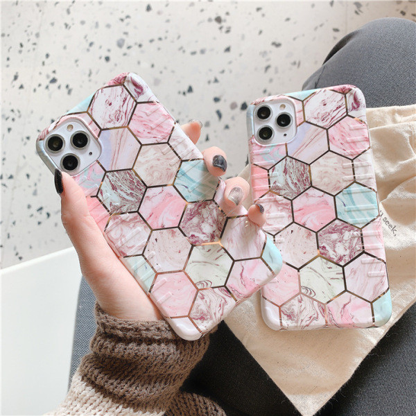 Geometrikus alakzatú tok iPhone 11 Pro Max készülékhez