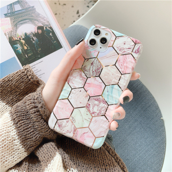 Geometrikus alakzatú tok iPhone 11 Pro Max készülékhez