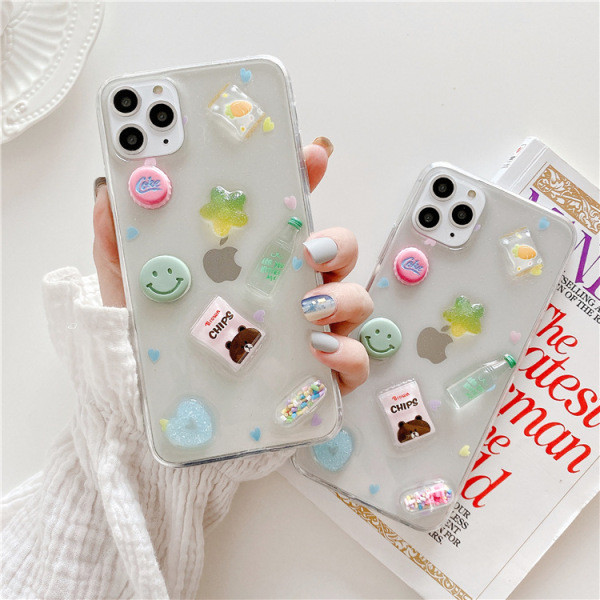 Θήκη σιλικόνης για iPhone 11 Pro Max με στοιχεία 3D