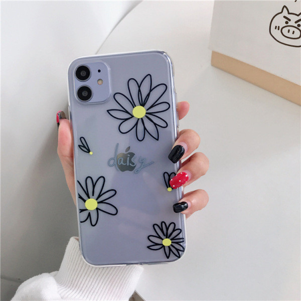 Διαφανής θήκη σιλικόνη για το iPhone 11 με πέρλες