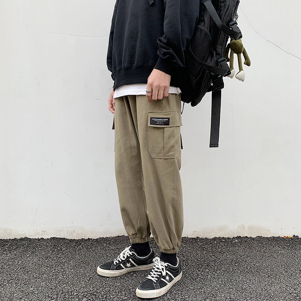 Αθλητικό καθημερινό παντελόνι με πλαϊνές τσέπες