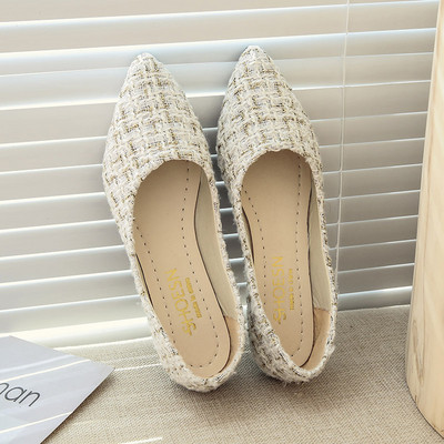 Sieviešu ikdienas rūtaini apavi ar plakanu zoli