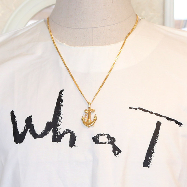 Γυναικείο κολιέ με κρεμαστό άγκυρα