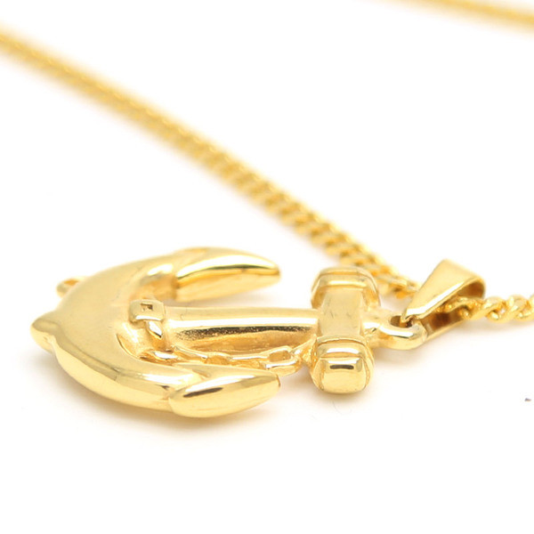 Γυναικείο κολιέ με κρεμαστό άγκυρα