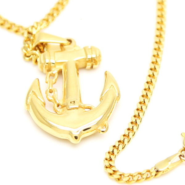 Γυναικείο κολιέ με κρεμαστό άγκυρα