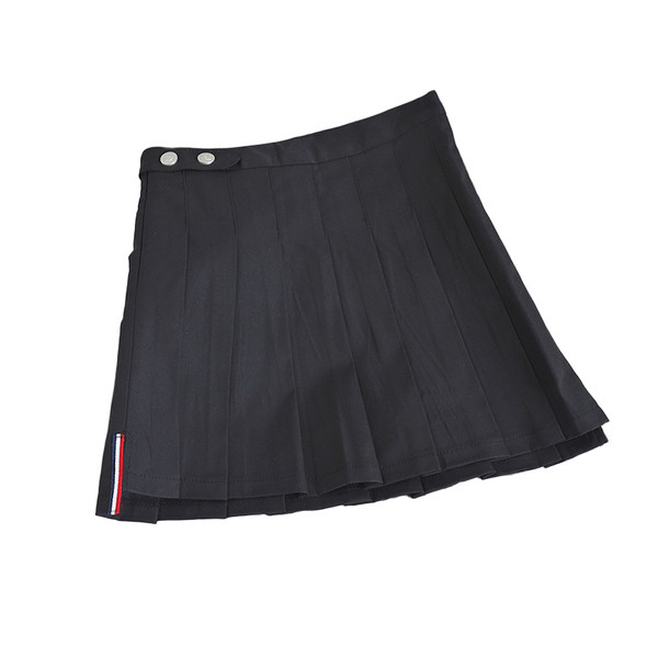 Moderni sieviešu kroku svārki ar augstu vidukli un pogām