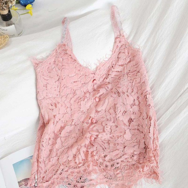 Modernus moteriškas apatinis trikotažas su sagomis ir nėriniais