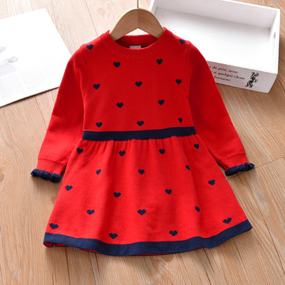 Casual Παιδική φόρεμα Cut-Out  με μακρύ μανίκι