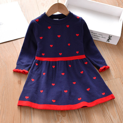 Casual Παιδική φόρεμα Cut-Out  με μακρύ μανίκι