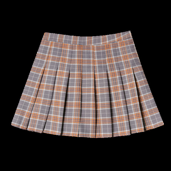 Hajtogatott női szoknya magas derékkal