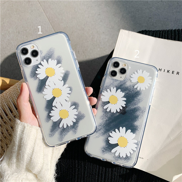Θήκη σιλικόνης Daisy για το iPhone 11 Pro Max - δύο μοντέλα