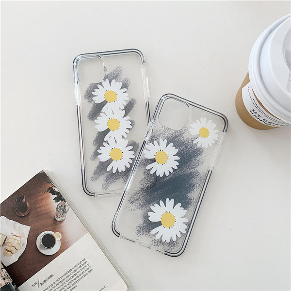 Θήκη σιλικόνης Daisy για το iPhone 11 Pro Max - δύο μοντέλα