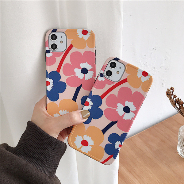 Χρωματιστή θήκη για το iPhone 11 με μαρμάρινο εφέ