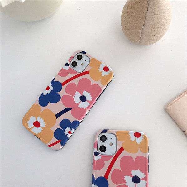 Χρωματιστή θήκη για το iPhone 11 με μαρμάρινο εφέ