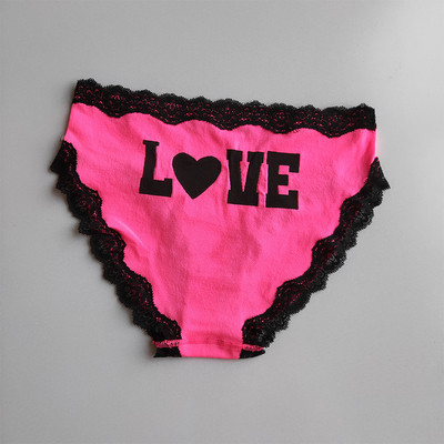 Γυναικεία εσώρουχα  δαντέλας με την επιγραφή Love