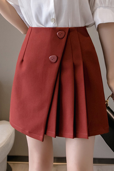Moderni sieviešu svārki ar pogām un A-līniju