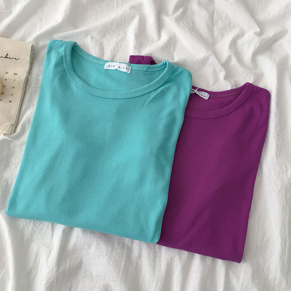 Lezser női blúz kerek nyakkivágással