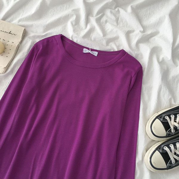 Lezser női blúz kerek nyakkivágással