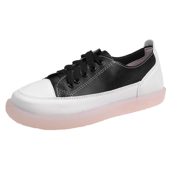 Pavasara sieviešu ikdienas apavi ar plakanu zoli