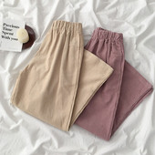 Női retro stílusú nadrág elasztikus derékkal