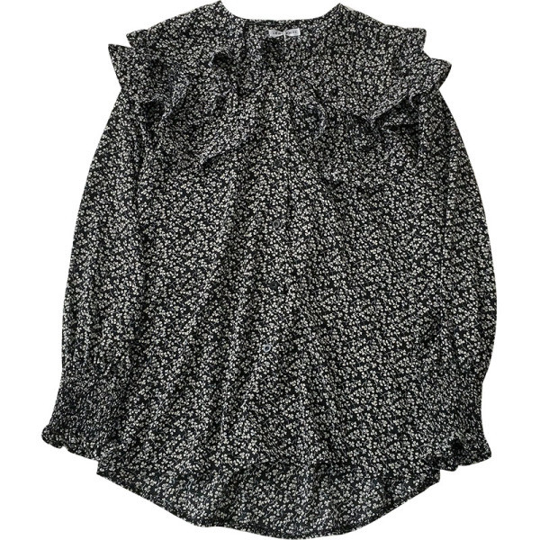 Mūsdienīgs sieviešu krekls ar ovālu kakla izgriezumu un pogām