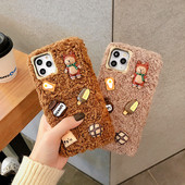 Plīša futrālis ar 3D elementiem iPhone 11 Pro Max