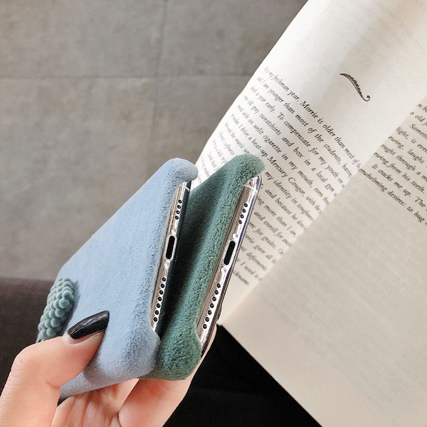 Плюшен калъф с 3D елемент сърце