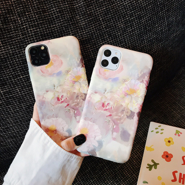 Mitmevärviline lillemustriga ümbris iPhone 11 Pro Max jaoks
