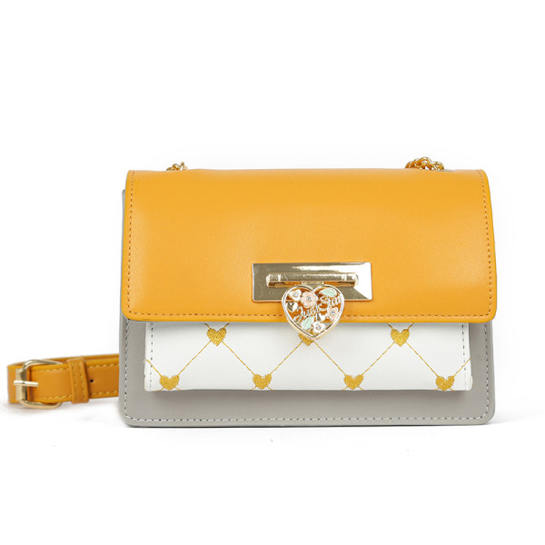 Geanta de dama moderna din piele ecologica cu maner lung si inimioare