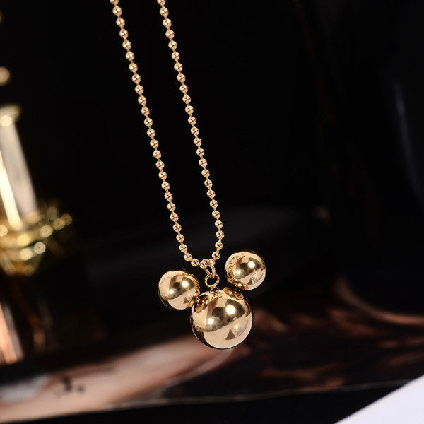 Moderna gara sieviešu kaklarota ar kulonu