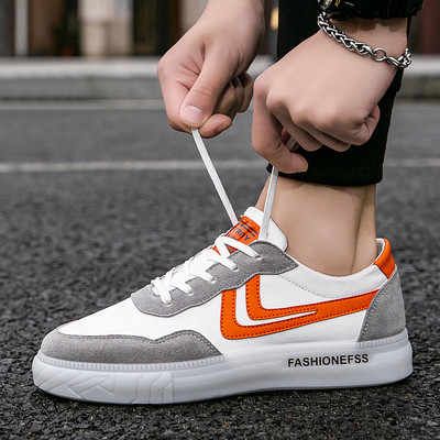 Ökoseemisnahast ja lipsudest valmistatud meeste kevad-sügis tossud