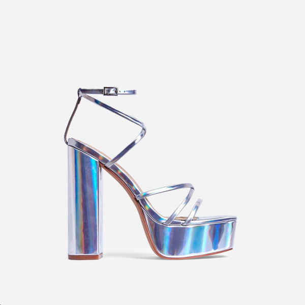 Pantofi moderni de dama cu platforma si tocuri inalte