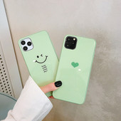Θήκη σιλικόνης για το iPhone 11 Pro Max σε πράσινο - δύο μοντέλα