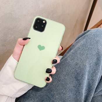 Силиконов калъф за iPhone 11 Pro Max в зелен цвят - два модела