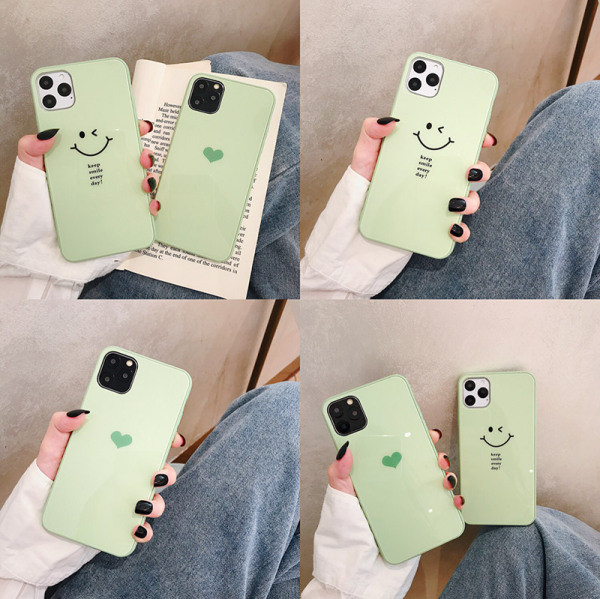 Husa din silicon pentru iPhone 11 Pro Max de culoare verde - doua modele