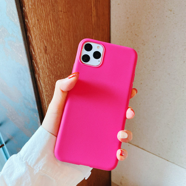 Vienkārša modeļa ciklamena maciņš iPhone 11 Pro Max