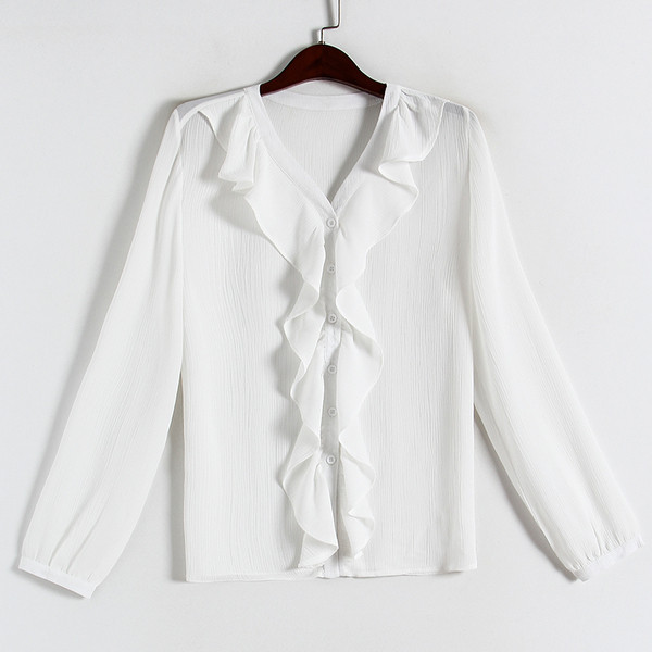 Įprasti moteriški marškiniai su rausva ir balta iškirpte