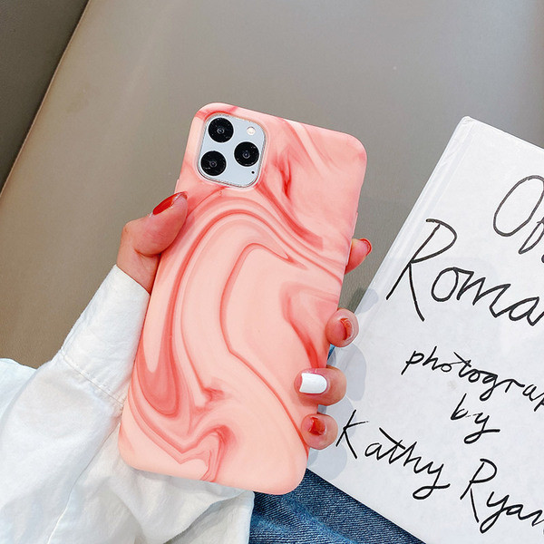 Husa din silicon pentru iPhone 11 Pro Max in culoarea roz