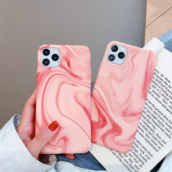 Husa din silicon pentru iPhone 11 Pro Max in culoarea roz