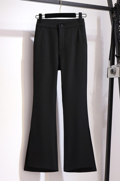 Klasiskas sieviešu Čārlstonas bikses ar augstu vidukli