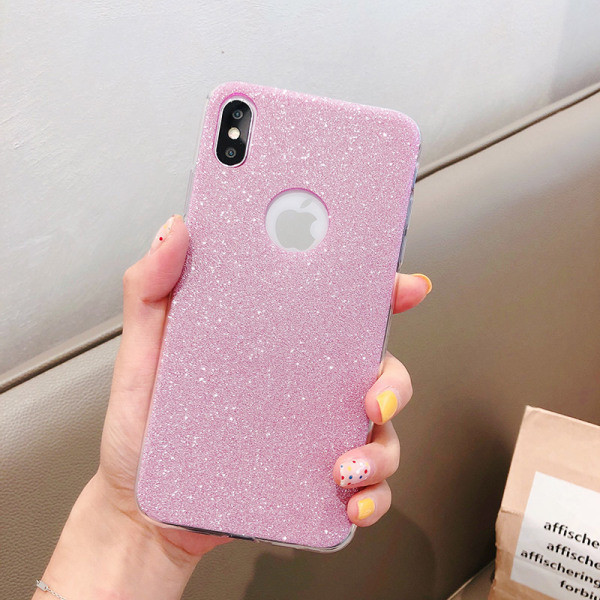 Θήκη σιλικόνης με γυαλιστερά σωματίδια για το iPhone XS