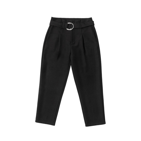 Модерен дамски панталон с колан и джобове