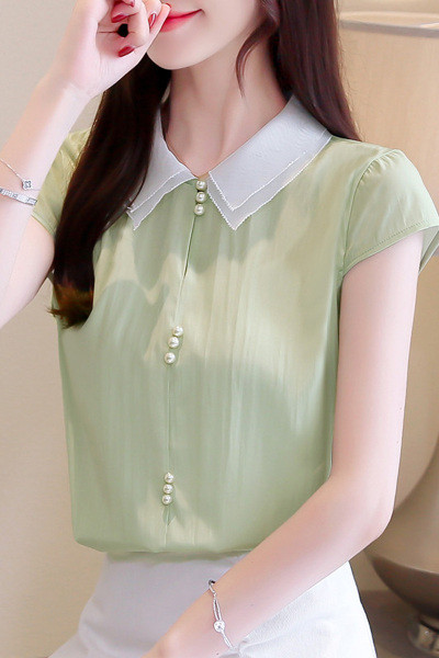 Alkalmi női ing több színben, rövid ujjal