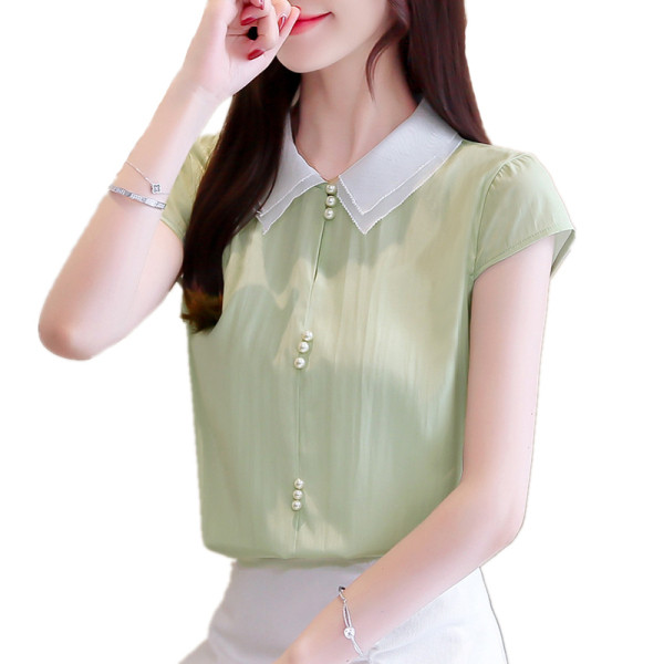 Alkalmi női ing több színben, rövid ujjal