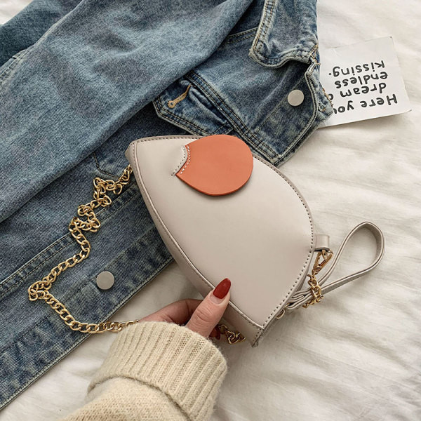 Eko bőrből készült női táska hosszú és rövid füllel