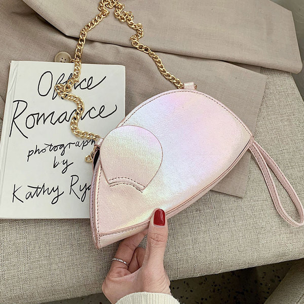 Eko bőrből készült női táska hosszú és rövid füllel