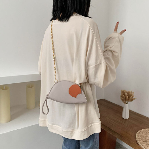 Eko bőrből készült női táska hosszú és rövid füllel